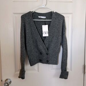 Zara cropped cardigan